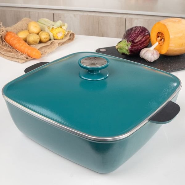 Olla Cacerola Cuadrada 29cm Línea Capri Essen vista angular